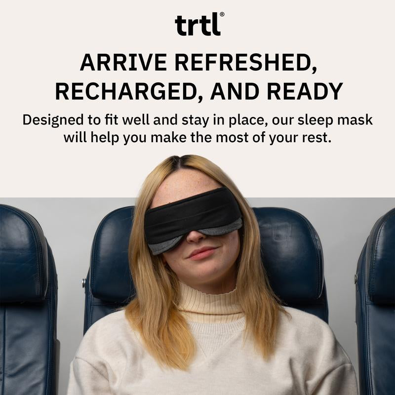 Trtl Glimpse Sleep Mask - Blackout Eye Mask for Sleeping - Comfortable, Breathable Sleep Mask