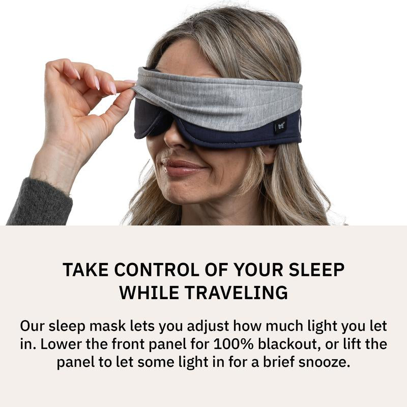 Trtl Glimpse Sleep Mask - Blackout Eye Mask for Sleeping - Comfortable, Breathable Sleep Mask