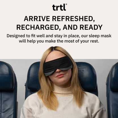 Trtl Glimpse Sleep Mask - Blackout Eye Mask for Sleeping - Comfortable, Breathable Sleep Mask