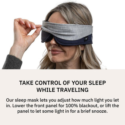 Trtl Glimpse Sleep Mask - Blackout Eye Mask for Sleeping - Comfortable, Breathable Sleep Mask